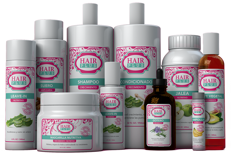 Evita la Caída de Cabello con Hair Plus Productos