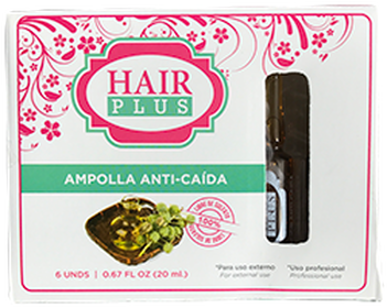 Ampolla Hair Plus Anti-Caida Control-Caida 6 Unidades - Hair Plus 
