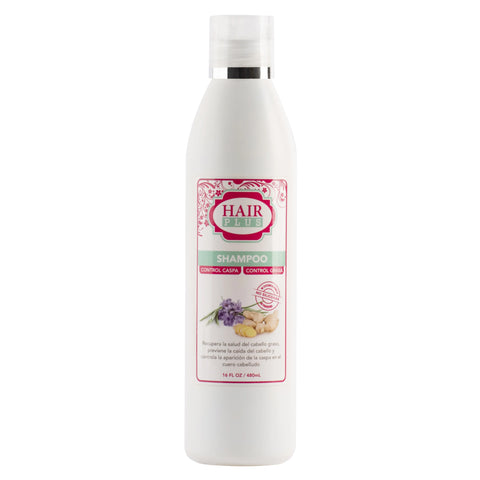 Shampoo Anti Caspa, Anti Grasa - Control Caída 16oz