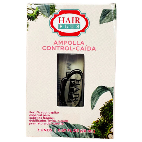 Ampolla Control Caída Del Cabello 3 Unidades