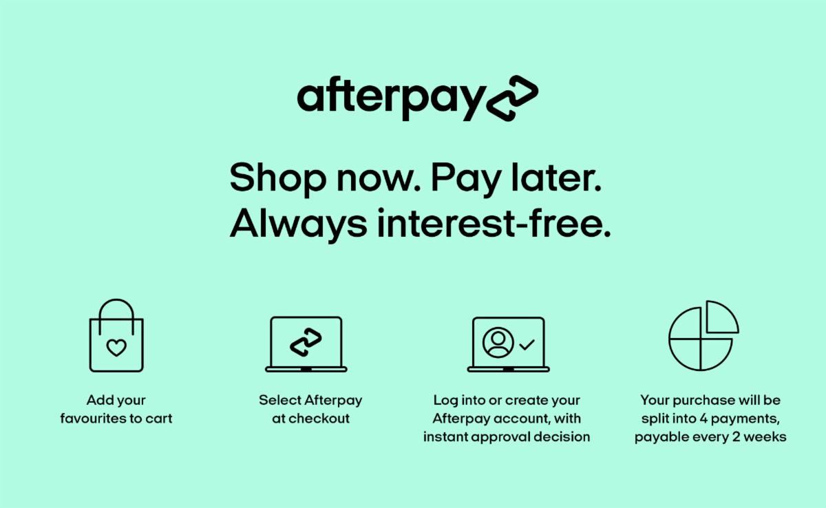 Afterpay landingpage